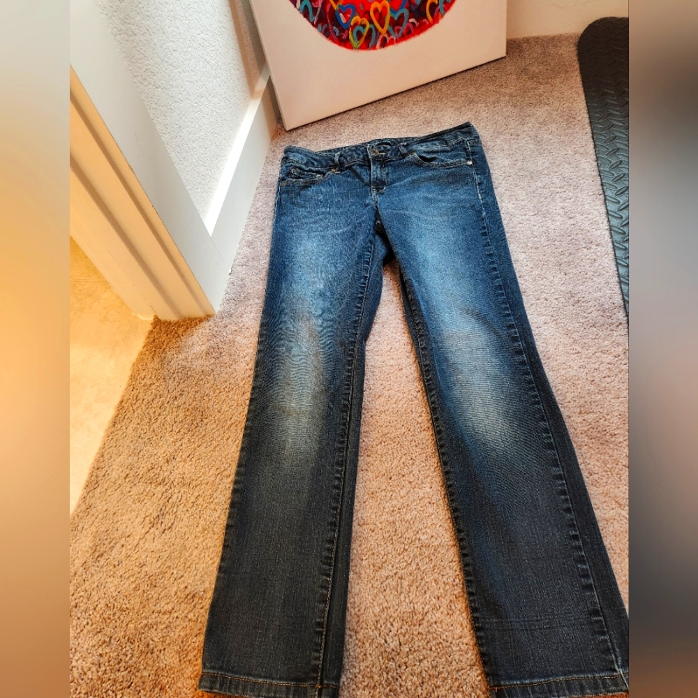 Empyre Dark Blue Straight Leg Women's Jeans